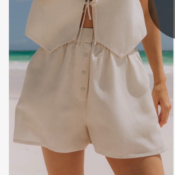 Daily Drills Pants - daily drills cream linen shorts